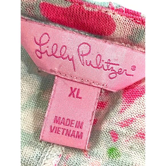 Lilly Pulitzer V Neck Spring Floral Blouse - Picture 3 of 7